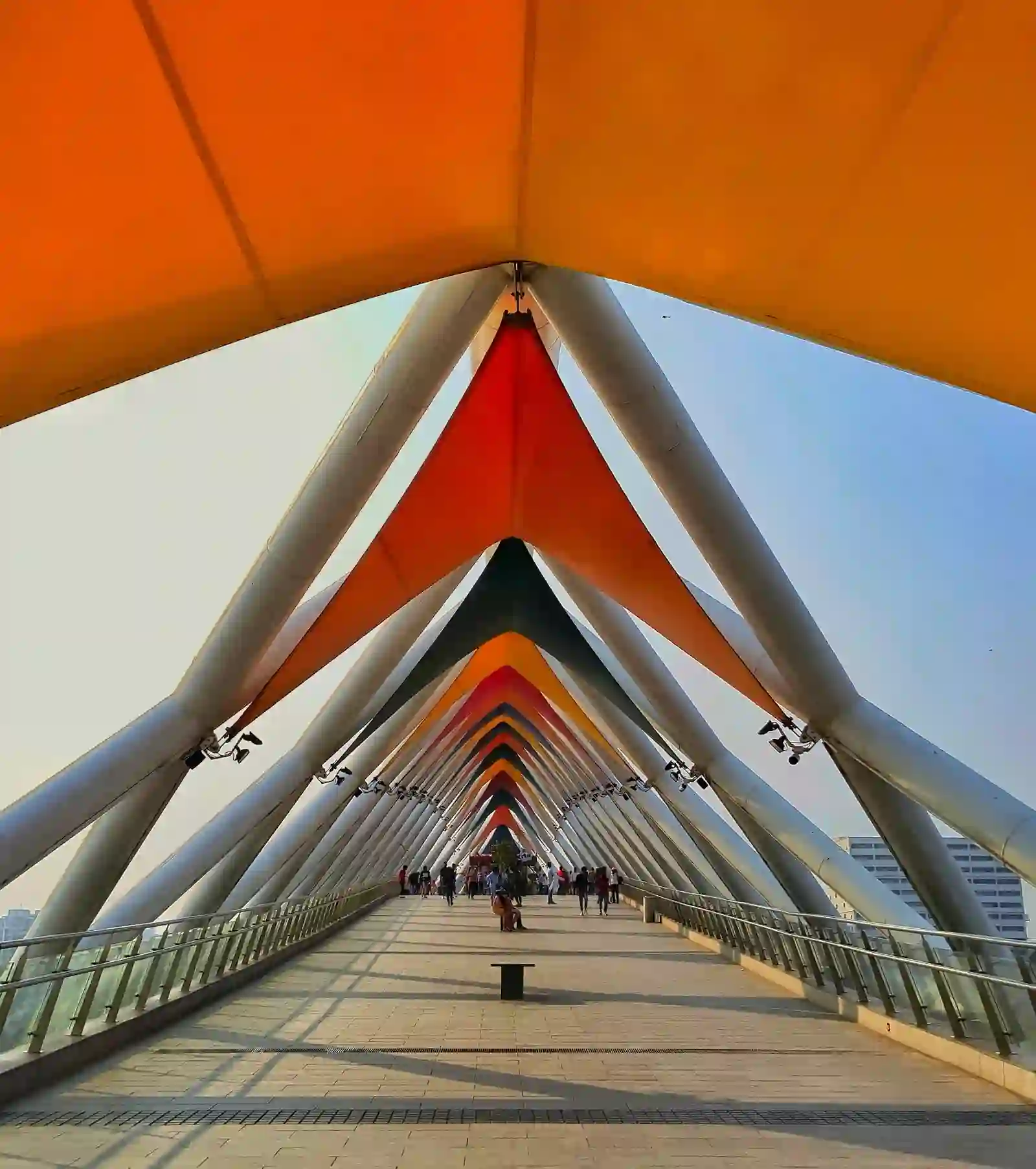 Atal Pedestrian Bridge over the Sabarmati, Ahmedabad
