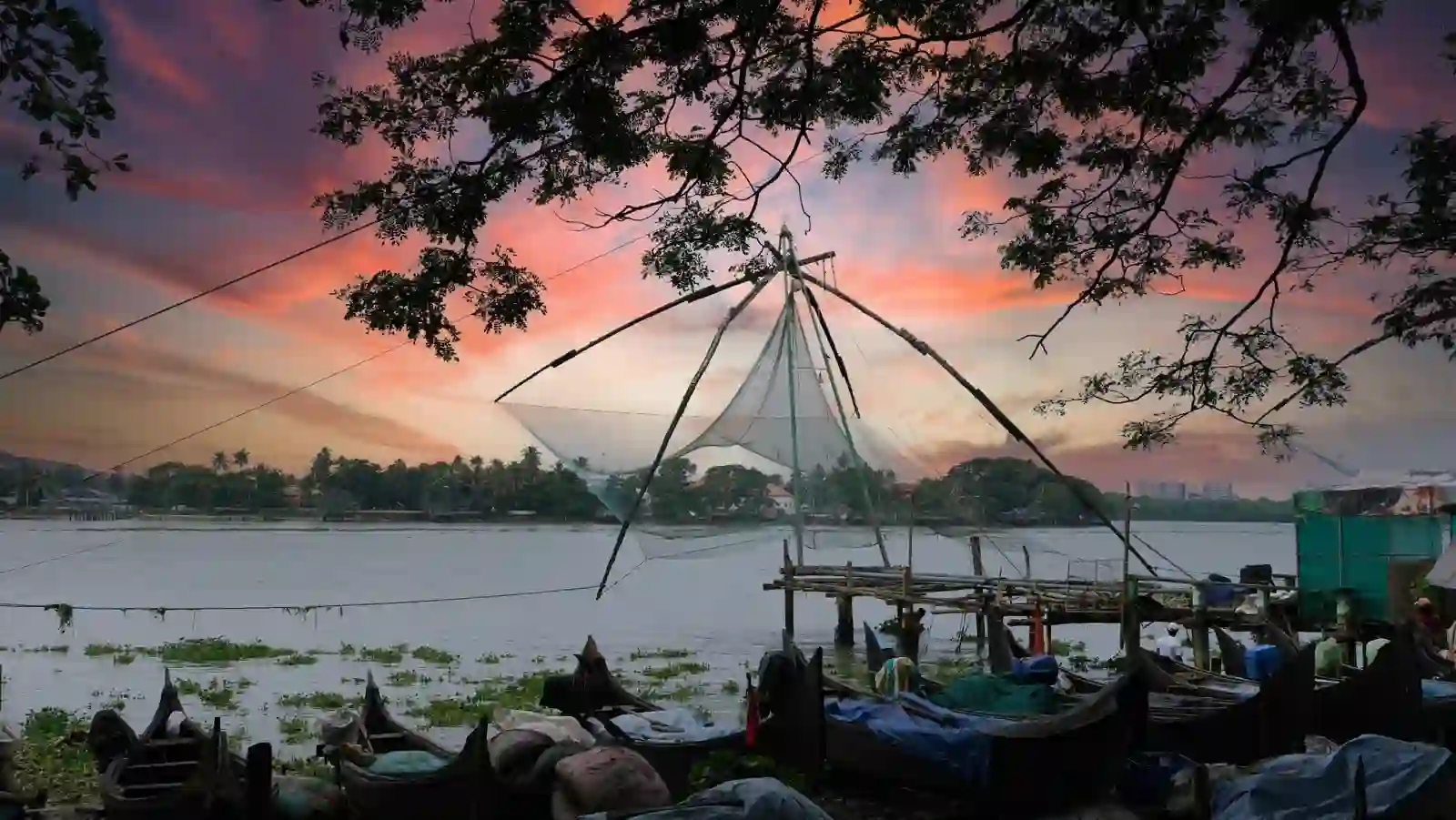 Chinese fishing nets at Kochi
