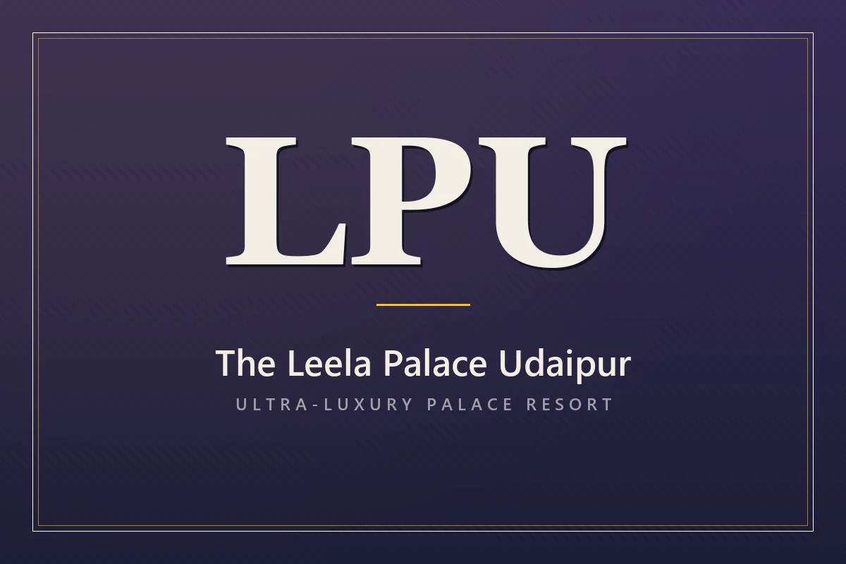 The Leela Palace Udaipur - Lake Pichola, Udaipur